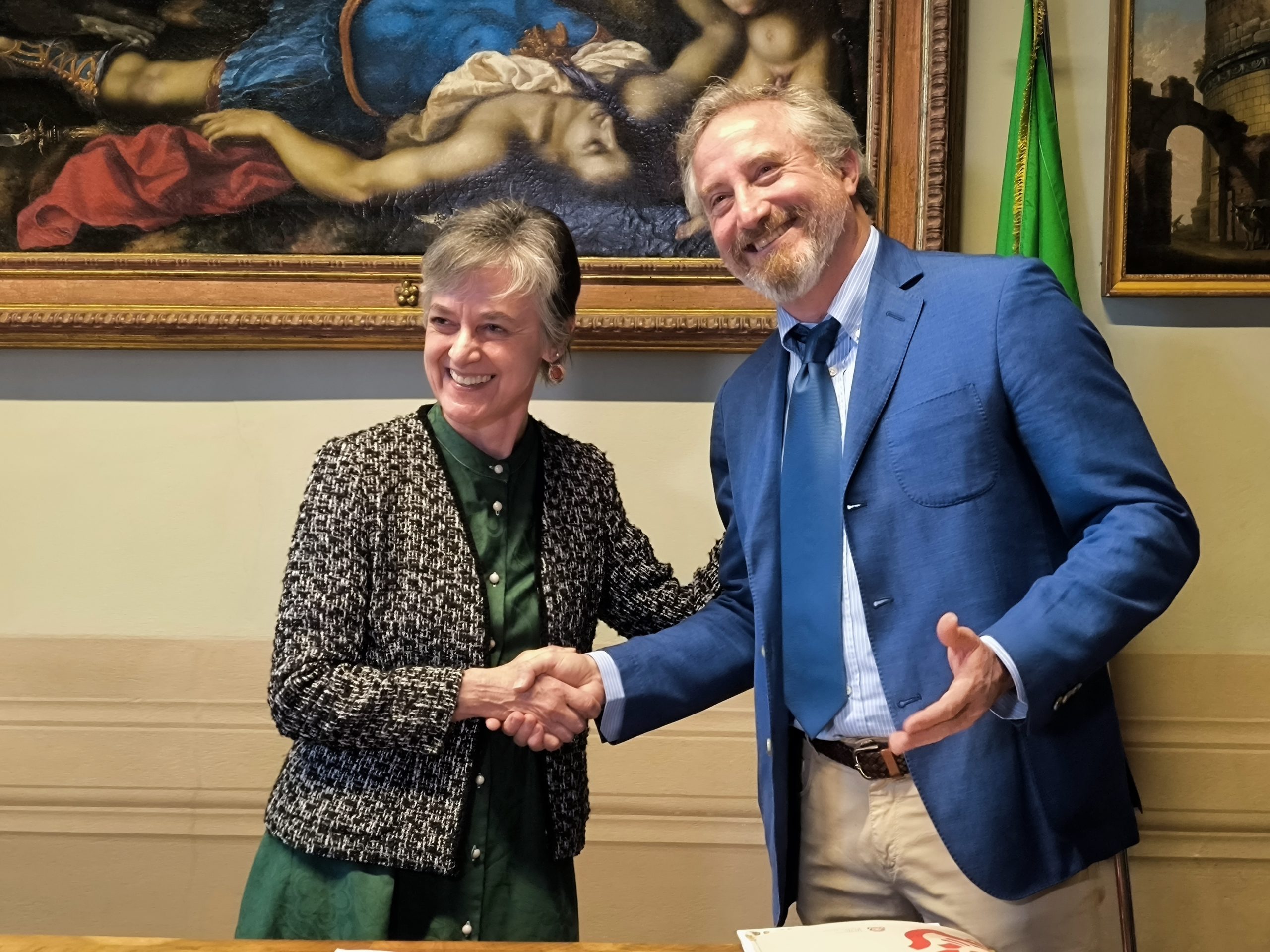 Emanuela Daffra and Francesco Saverio Cataliotti signed the new agreement